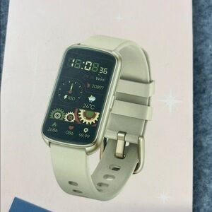 Smart Watch with Black Band